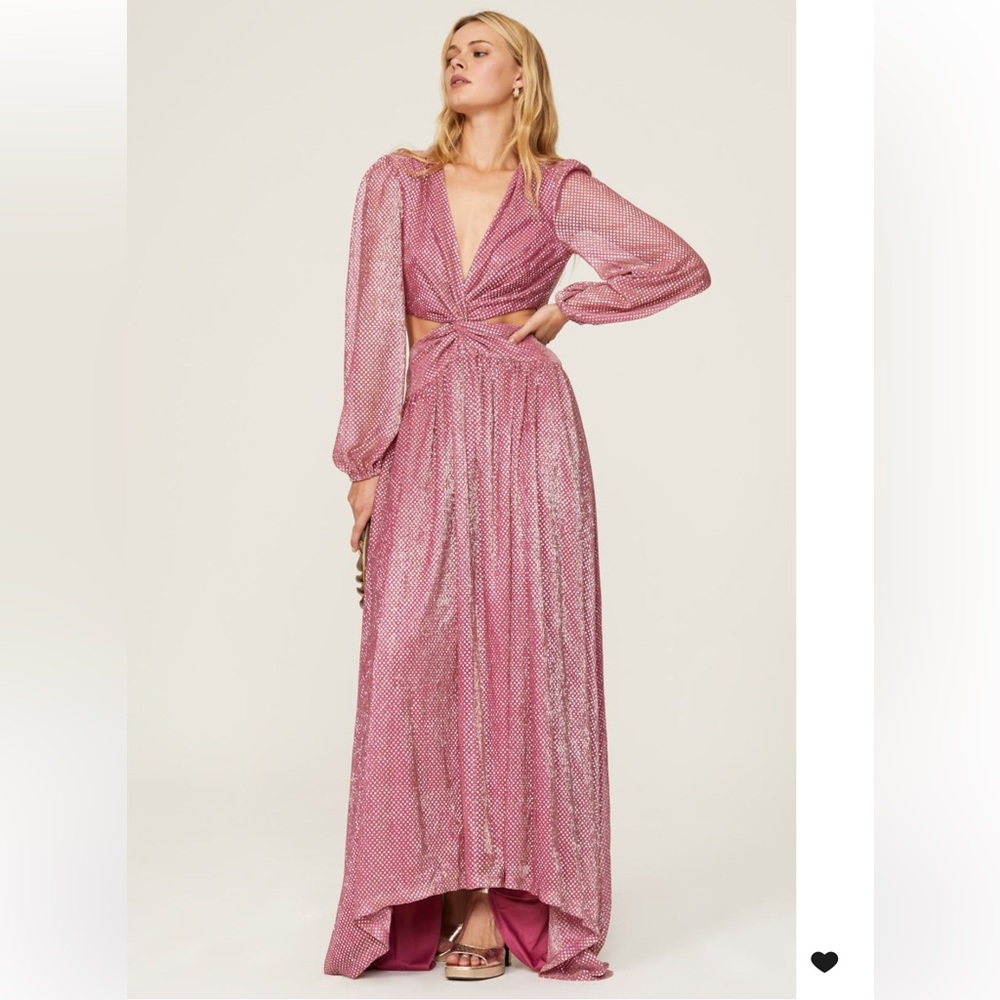 Ramy Brook Metallic Lebron Gown